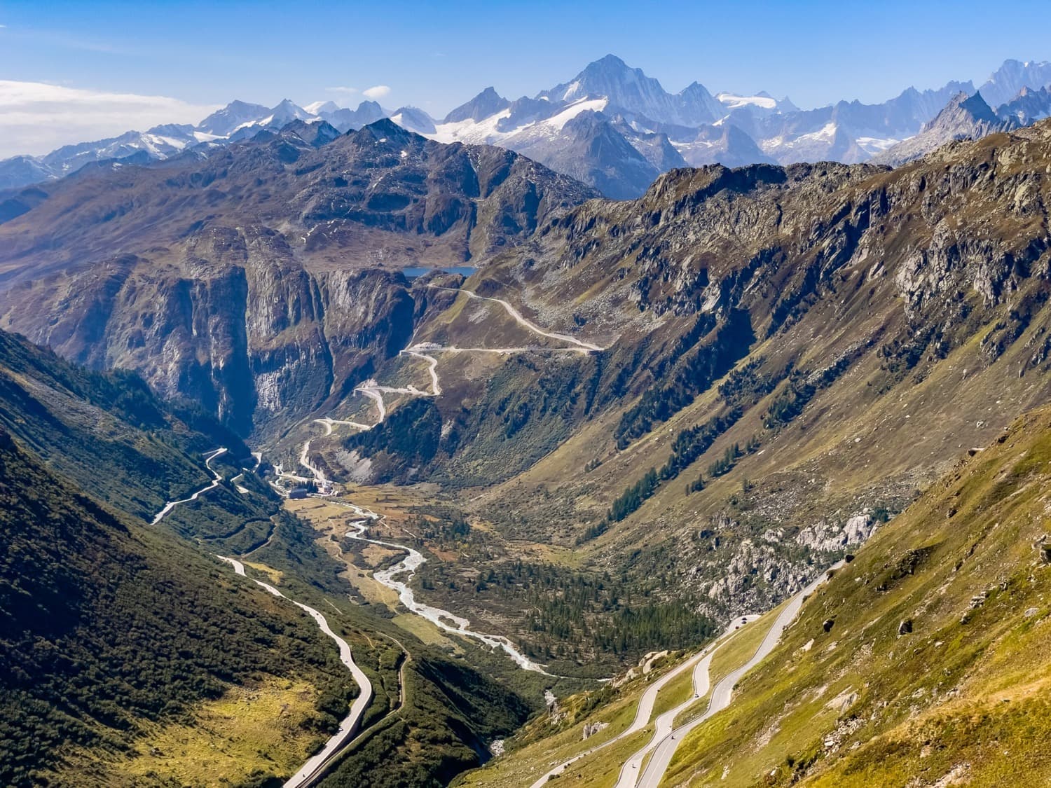 Švýcarské Alpy a Engadin