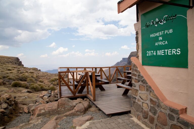 Sani mountain pass with sky and clouds out of focus with grain